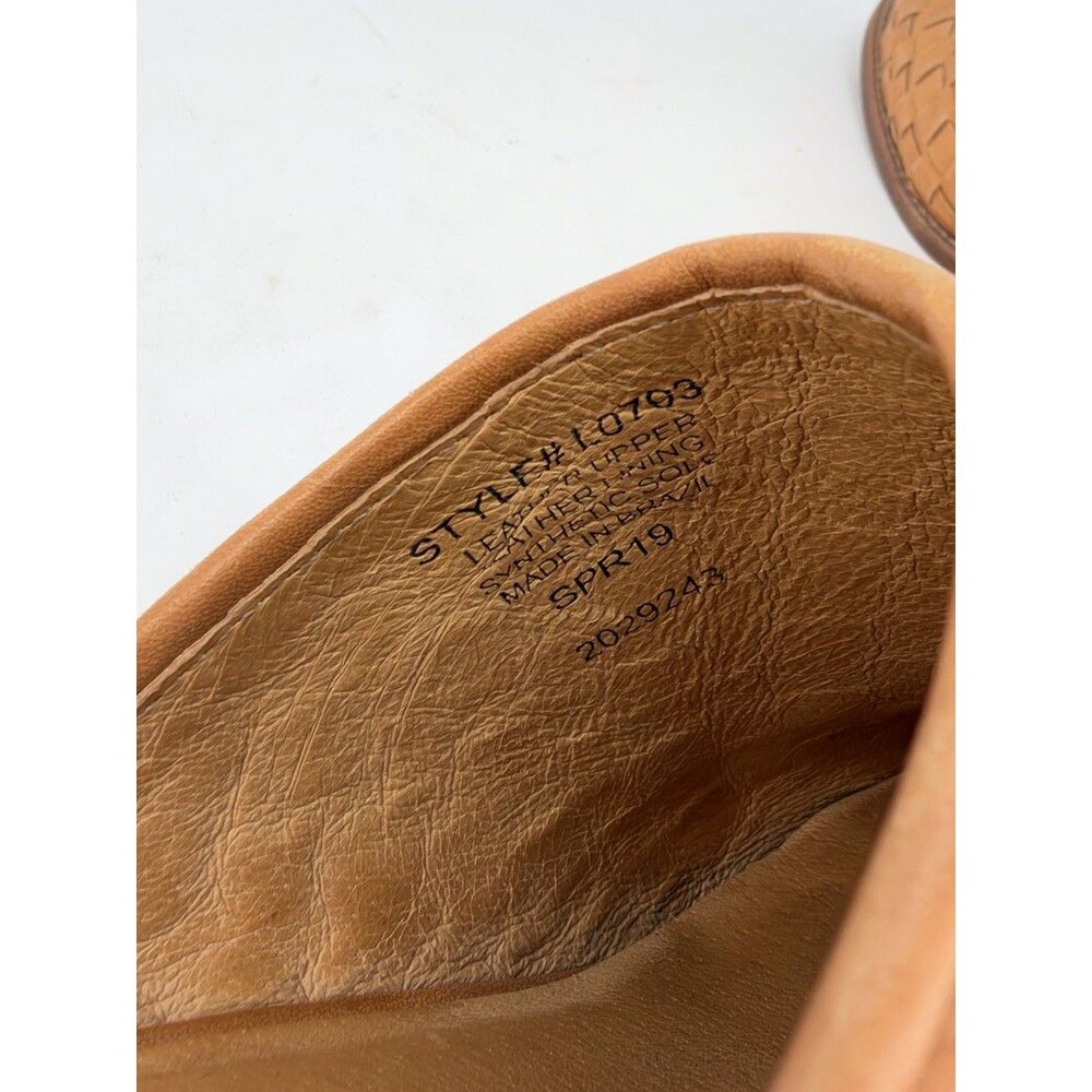 Madewell Womens Heels Brown Amber The Harper Mule Woven Leather Slip On US 8 - Picture 12 of 12